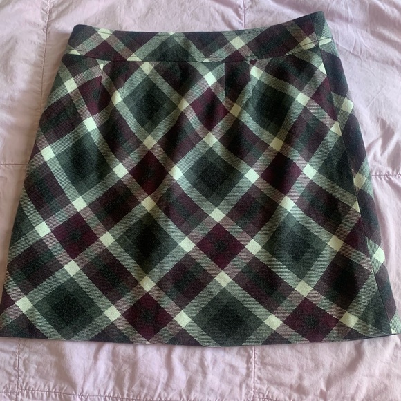 LOFT Dresses & Skirts - Ann Taylor LOFT Plaid Mini Skirt